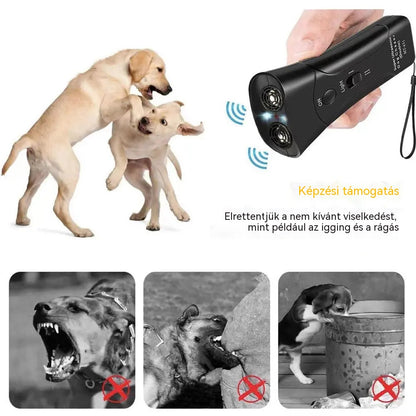 💥【-50% kedvezmény】🐶🐕Ez az ultrahangos kutyariasztó megvédheti Önt és családját!