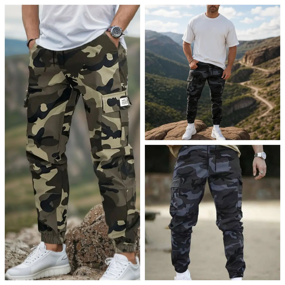 🛠️ 60 % POPUST! 👖 Trpežne taktične delovne hlače - mešanica najlona in bombaža, veliko funkcionalnih žepov, idealne za delo na prostem 🌲