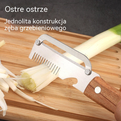 ✅Kup 1, a 1 dostaniesz gratis (2 produkty) 🧅🔪 Wielofunkcyjny obierak kuchenny 3 w 1: obiera, kroi i otwiera butelki! 🔥4291273