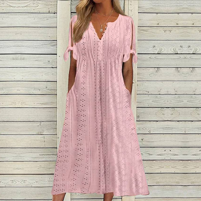 💋【🏆Legnépszerűbb】Egyszerű, plus size női ruha egyszínű szabásmintával, laza és lezser ✅️ Utánvétes fizetés
