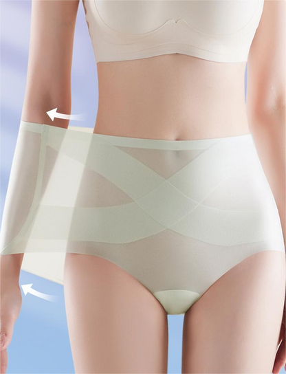 🔥🩲 【6 sztuk】50% zniżki – (40–110 kg) Nowość: Przewiewna i przewiewna bielizna z wysokim stanem