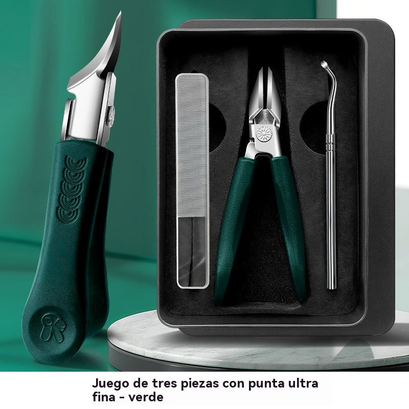 🔥【Újdonság, 50% kedvezmény】 Fröccsenésgátló körömvágó 25°-os szögben döntött éllel (3 darabos készlet)