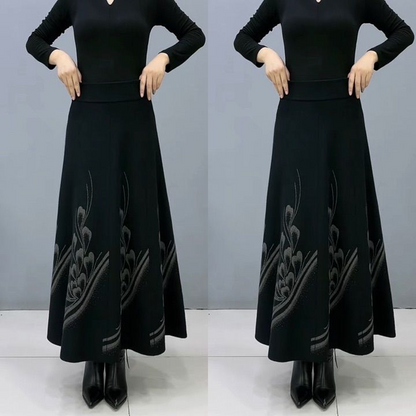 👗🎀【S-3XL】Őszi és téli vastagított gyapjúszoknya, divatos és sokoldalú