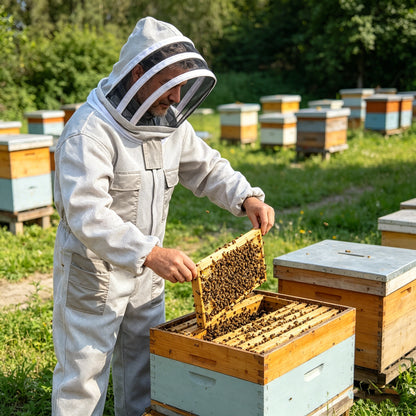 【M-2XL】🐝Méhecske mintás overál 3D pamuthálóból