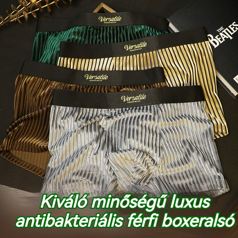 🔥💥【Vásárolj 2-et, kapsz 2-et ingyen】Kiváló minőségű luxus antibakteriális férfi boxeralsó