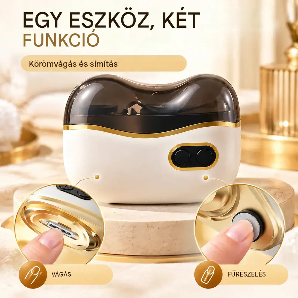 ✂️💅🔥 Multifunkcionális elektromos körömreszelő, elektromos körömvágó becsípődésvédelemmel