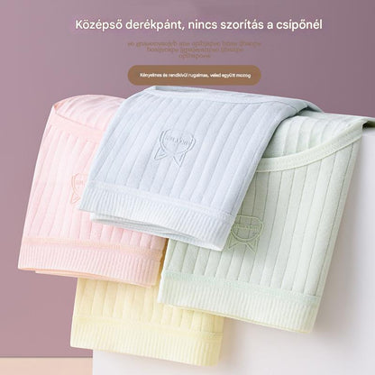 💖⏳  50%-os akció korlátozott ideig【7 darabos csomag】 Női magas derekú antibakteriális pamutbugyik