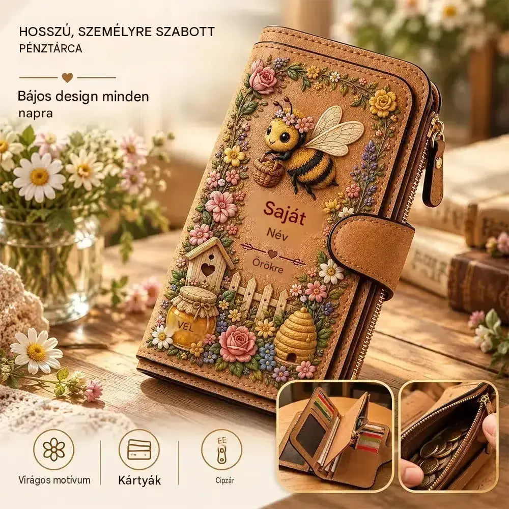 💰💰Személyre szabott pénztárca kerti motívummal