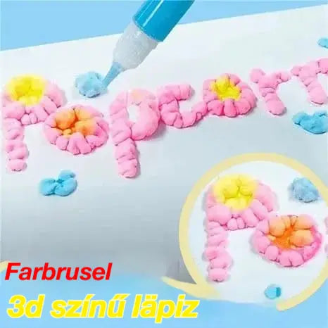 🎁【Vásárolj 1-et, kapsz 2-t ingyen】【2 darab 8800 Ft】3D nyomtatótoll gyerekeknek: Popcorn buborék rajzolás (DIY)