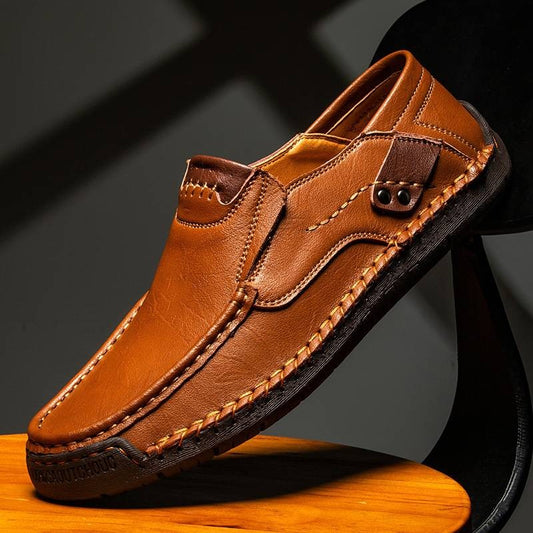 👞50% zniżki🔥【38-48】Ręcznie robione mokasyny ze skóry naturalnej ✅️Płatność przy odbiorze ✅️2 artykuły ze zniżką 70%
