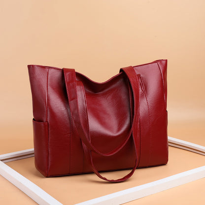 ✨👜【Nagy kapacitású】Női puha bőr válltáska