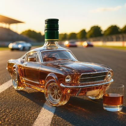 🎁 Új forró termék🚗 Kreatív whiskys üveg autó forma — stílus és gyűjtői érték