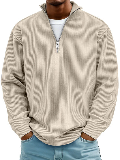 🔥【S-5XL】2025-ös őszi/téli új férfi állógallér pulóver