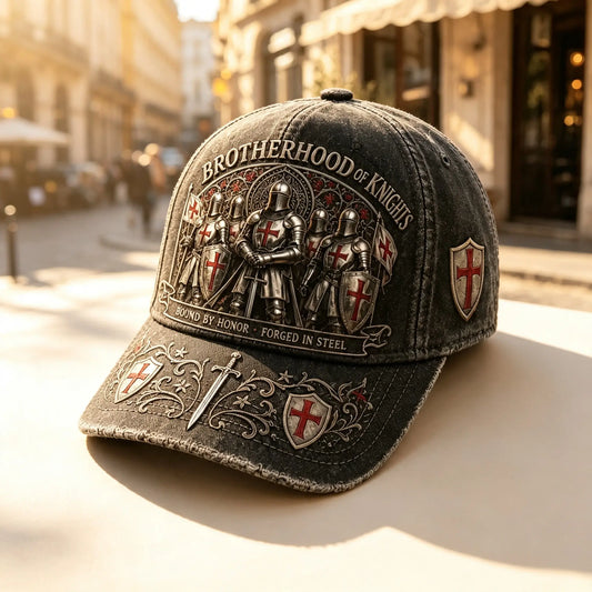 🛡️🧢 Guardian Knight baseball sapka, állítható, lélegző és napvédelemmel.