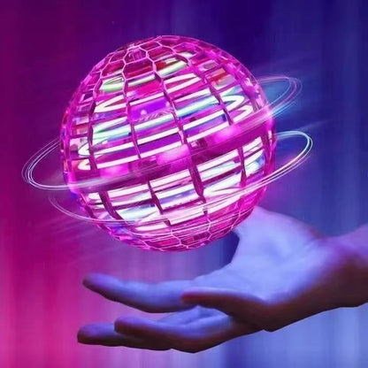 🛸🪐🌀 UFO intelligens indukciós forgó labda, varázslatos repülő labda, felfüggesztett labda, ujjbegyre világító varázslat