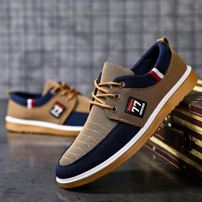 【50% kedvezmény】【39-44】Légáteresztő férfi vászon cipők