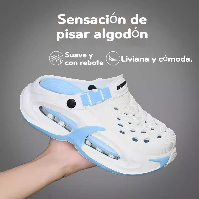 👟50% KEDVEZMÉNY🌬️Férfi 2 az 1-ben többfunkciós szandál, vastag EVA talp, csúszásmentes, rendkívül könnyű és légáteresztő🏃‍♂️