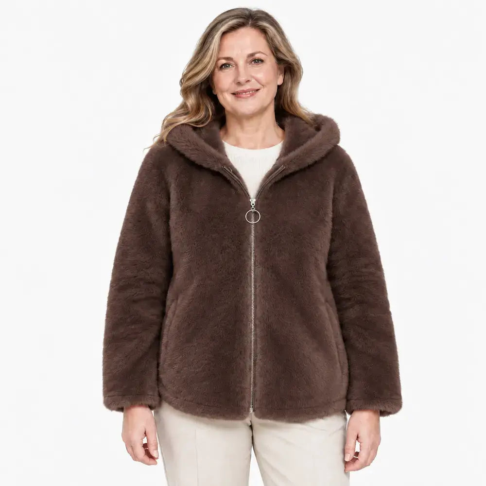 【M-7XL】Ingyenes téli polárdzseki – vastag, kétoldalas, kapucnis, bélelt, cipzáras