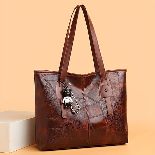 【50% kedvezmény】👜 Divatos női, puha bőr válltáska✨Rendkívüli, nagy kapacitású táska✨