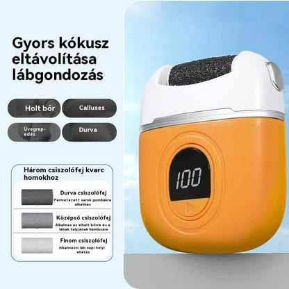 🦶🛁✨ Új elektrós lábcsiszoló, halott bőr eltávolítása a hasadékokból, pedikürhez szánt elektrós lábcsiszoló