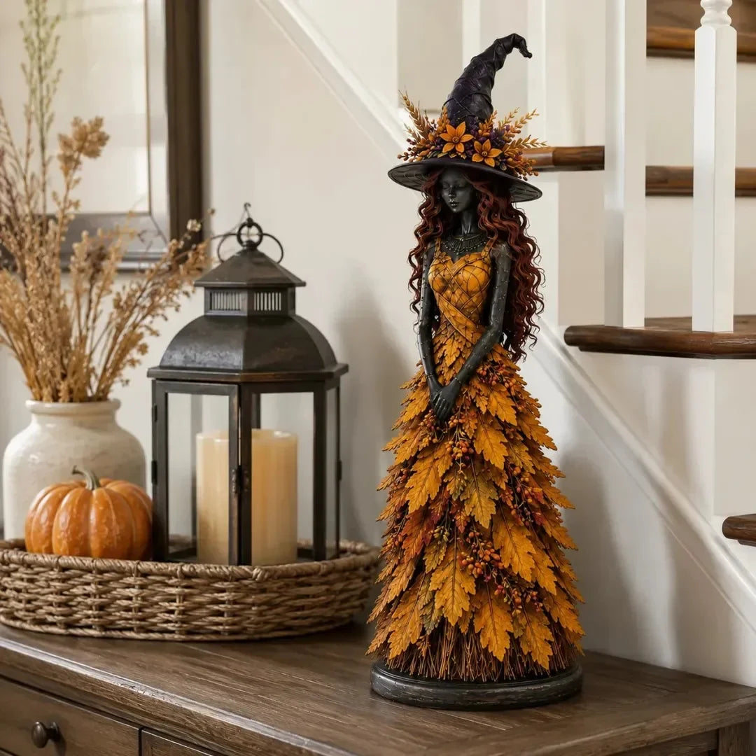 🧙‍♀️50 % časovno omejen popust🧙‍♀️ Začarana jesenska figurica čarovnice