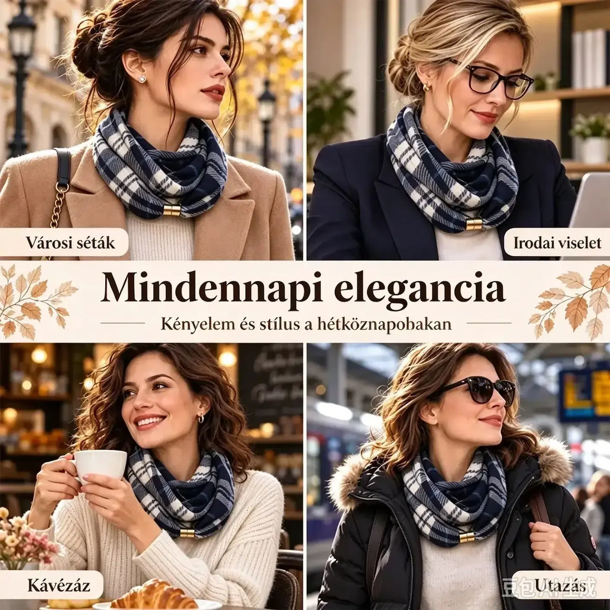 ✨Nyaklánc mágneses fémkapoccsal