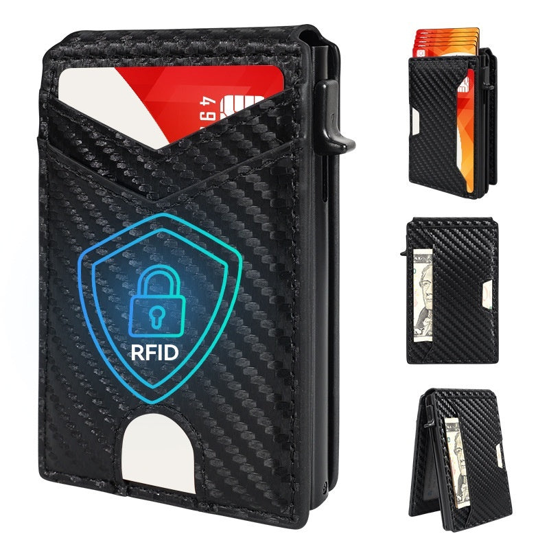 🔒 RFID Pop-Up okospénztárca, gyors hozzáférés és prémium stílus