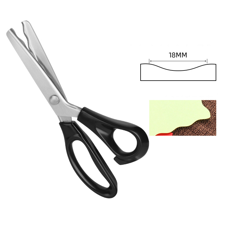 🔥✂️ Recézett textil olló, 5 méretben kapható.
