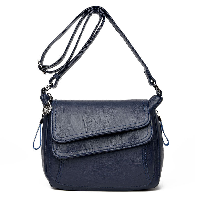 👜✨ Elegáns válltáska kiváló minőségű, puha bőrből, slágertermék női táska