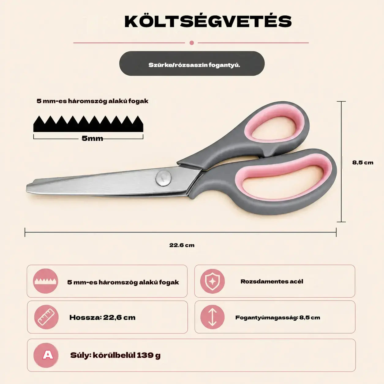 ✂️🧵Multifunkcionális kézműves olló, könnyedén készíthetsz gyönyörű csipkét!