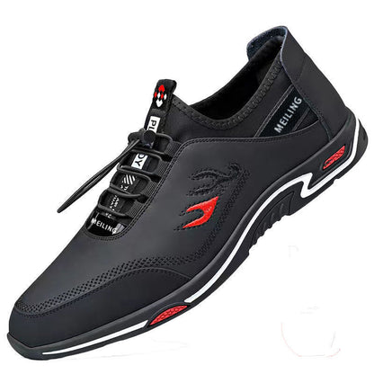 ✨👞 Moški poslovni čevlji iz zračnega usnja✅ dezodoriranje✅ mehak usnjen podplat✅ moden in vsestranski