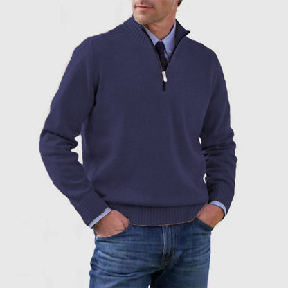 ✔😃【L-5XL】Népszerű meleg cipzáras pulóverek ősszel és télen