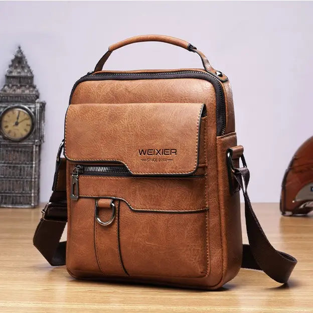🔥Nuevo bolso de hombro Oxford de cuero para hombre 2026-