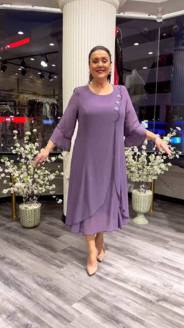 【S-5XL】 2026 tavaszi és nyári új elegáns sifon ruha