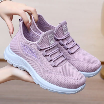 ✨【35-41】Nowe obuwie damskie na wiosnę/lato: oddychające, lekkie i wygodne buty spacerowe z dzianiny – idealne dla mam w średnim i starszym wieku.