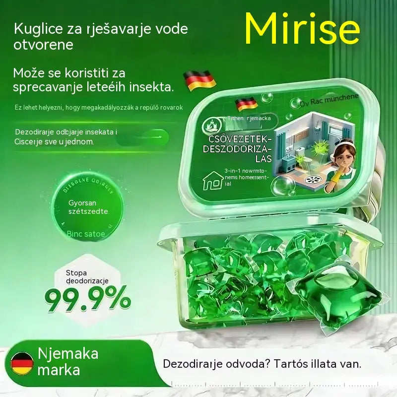 【Második termék féláron】3 doboz (150 tabletta) – 🔥🎉 Bioenzim kapszulák a csatornaszagok eltávolítására.