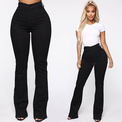 🔥👖【S-4XL】Γυναικείο παντελόνι με φαρδιά μανίκια και ψηλή μέση