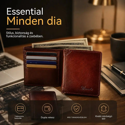 30% KEDVEZMÉNY👝✨ Új férfi lopásgátló pénztárca valódi bőrből