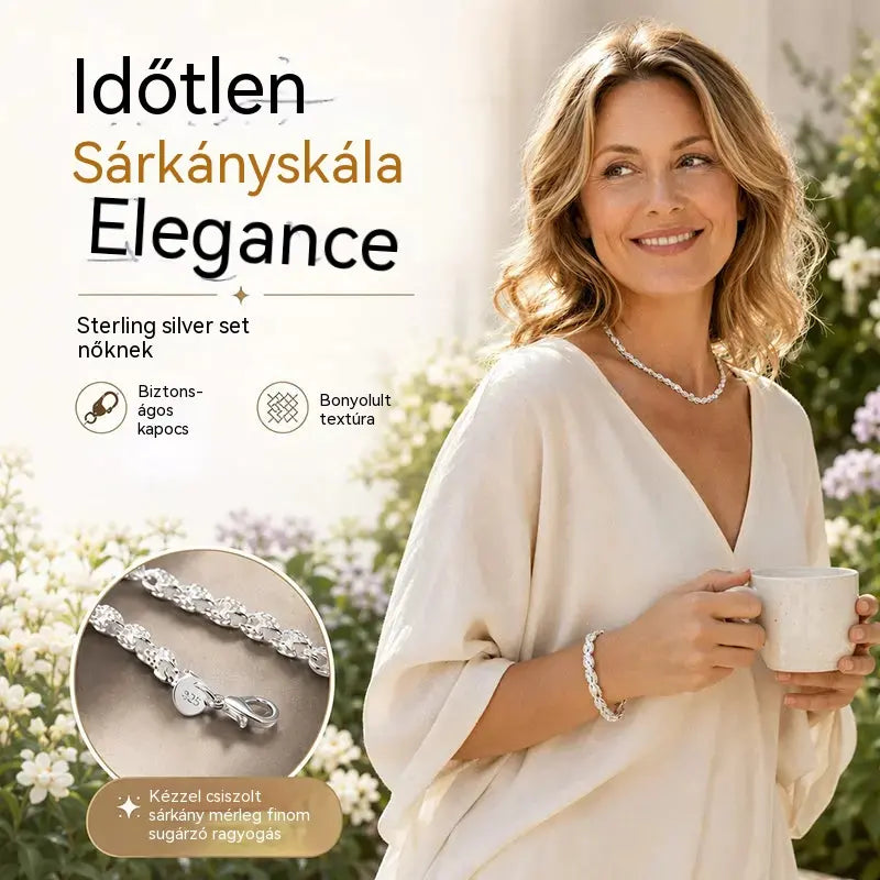 ✨💖Nyaklánc + Karkötő💖Divatékszer Kombinált Szett🍃