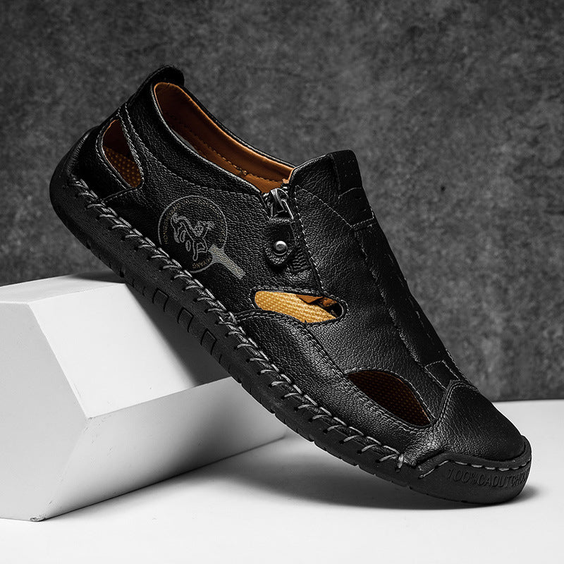 【Buty męskie sprzedają się dobrze】【38-48】2026 Nowe, oddychające, wydrążone sandały męskie na co dzień w dużych rozmiarach