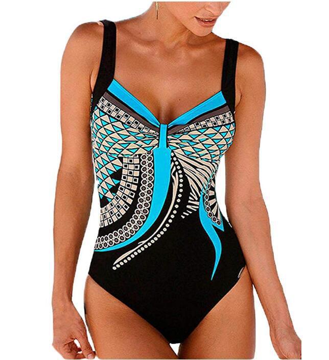 🩱🏊‍♀️【S-3XL】2026 nowy retro print nowy retro print jednoczęściowy kostium kąpielowy