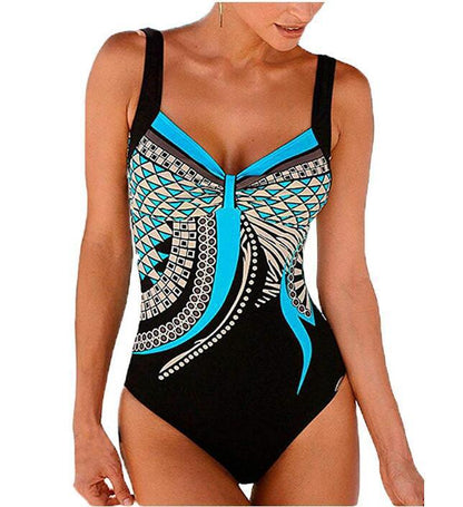 🩱🏊‍♀️【S-3XL】2026 nowy retro print nowy retro print jednoczęściowy kostium kąpielowy