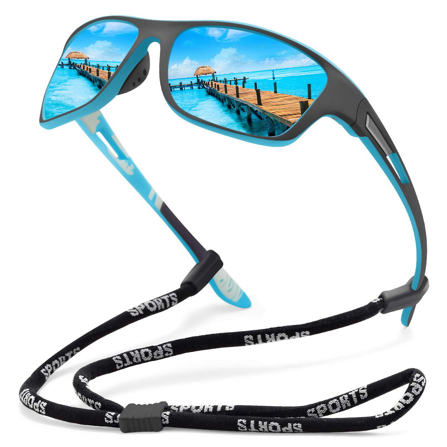 🚵‍♂️😎 ⚡ Męskie sportowe okulary przeciwsłoneczne, polaryzacyjne, z prawdziwą lustrzaną soczewką, nowoczesne i odporne na kurz, idealne do jazdy na rowerze na świeżym powietrzu
