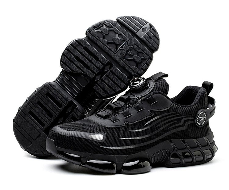 💥👍 Ležerne radne čizme za svaki dan, otporne na udarce i probijanje, s čeličnom kapicom, udobne i neklizajuće zaštitne cipele.