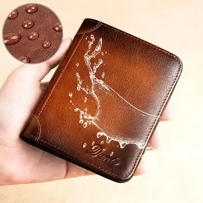 30% KEDVEZMÉNY👝✨ Új férfi lopásgátló pénztárca valódi bőrből
