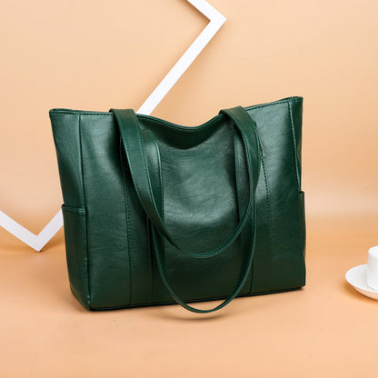 ✨👜【Nagy kapacitású】Női puha bőr válltáska