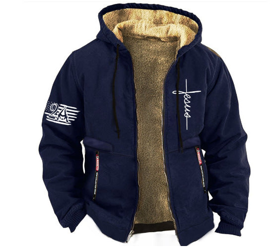 🔥🔥【S–5XL】Férfi vastag polár kabát – meleg, kényelmes és hétköznapi stílus