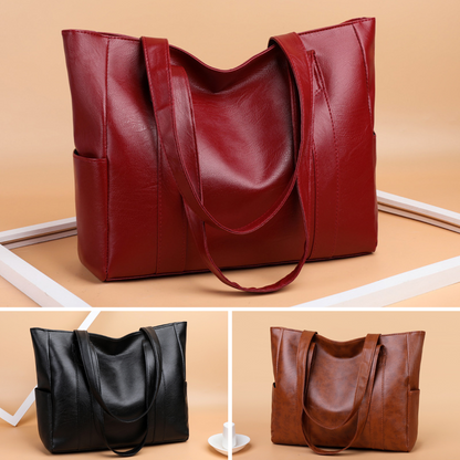 ✨👜【Nagy kapacitású】Női puha bőr válltáska