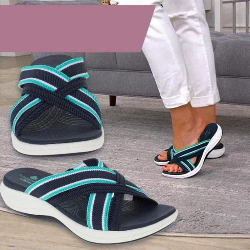 🍃👡【Rozmiary 35-43】2026 Nowe damskie sandały na platformie w dużych rozmiarach na lato