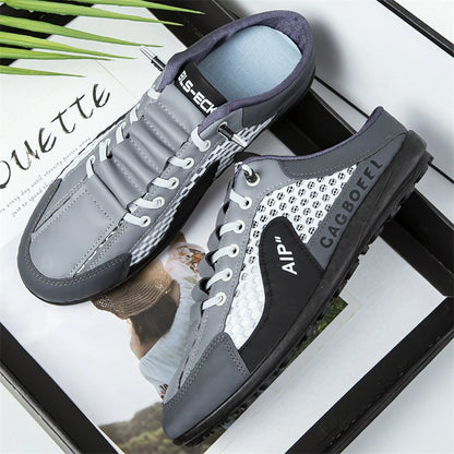 🏆👟【Nyári akció – 50% 🔥】【39–44】Új férfi hálós, légáteresztő papucs – új, szagtalanító anyagból készült